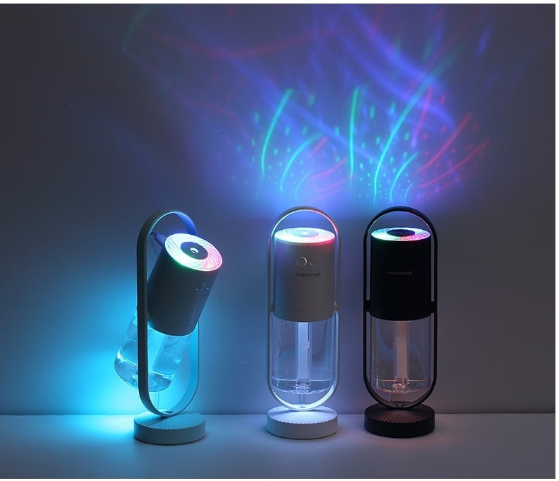 USB Ultrasonic Humidifier with Projection Night Light | Portable Mini Cool Mist Air Purifier