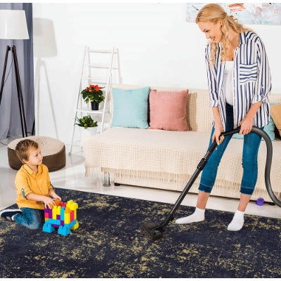 LOOM  LUXE 5x8 Area Rug For Bedroom, Washable Rug, Low-Pile, Non-Slip, Non-Shedding, Foldable, Kid Pet Friendly - Area Rugs For Living Room, Bedroom, Kitchen Wedding Gift.